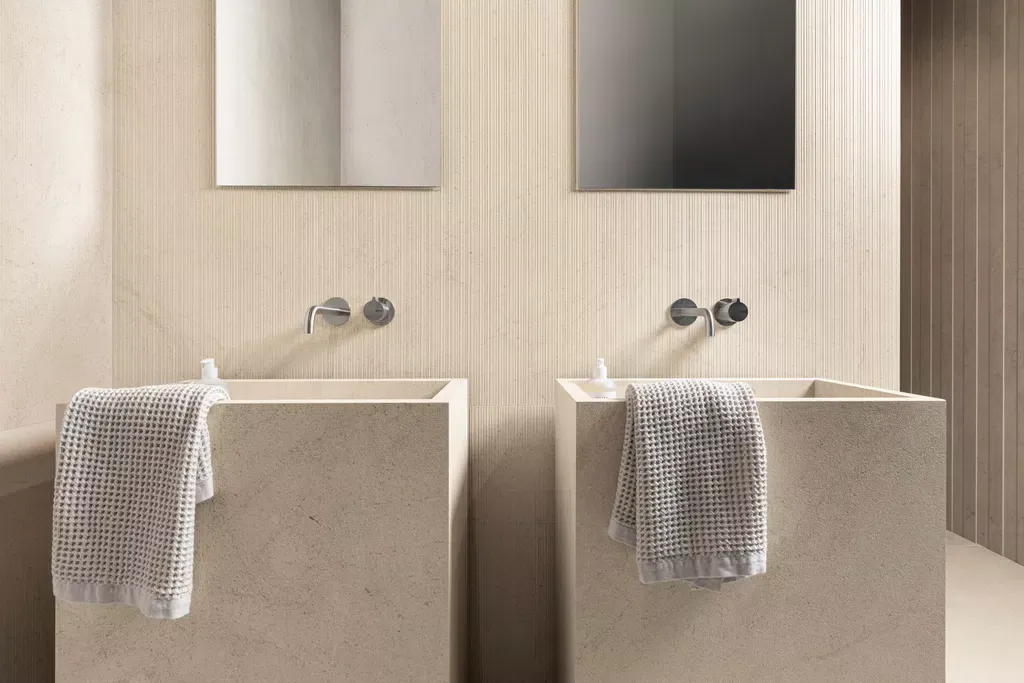 Керамогранит 778798 Biotech Crema Stone Nat R10B 6mm 60x120