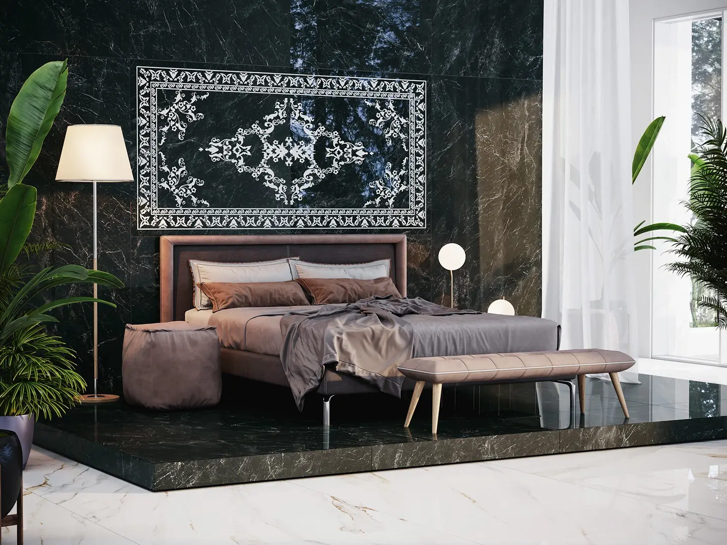 Керамогранит SG651322R Риальто зеленый лаппатированный 60*60