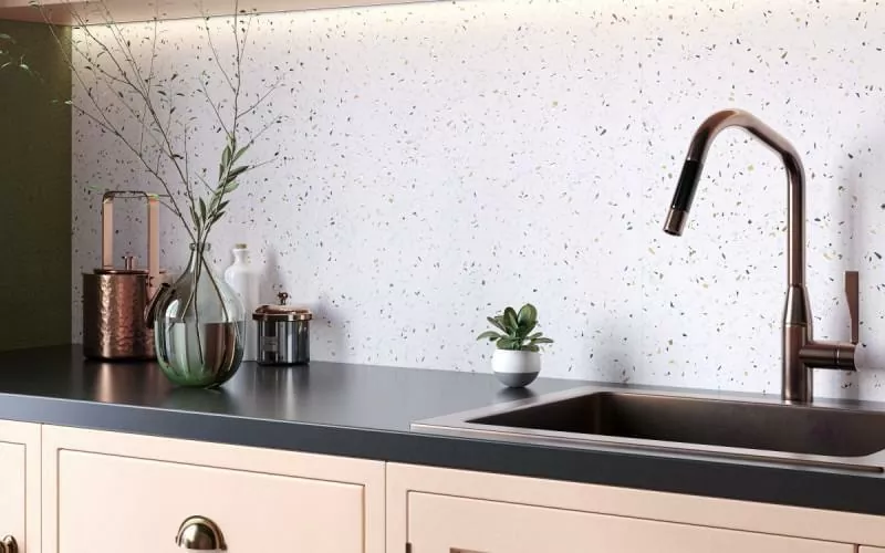 Керамогранит K-340/MR/p01 Плинтус Vetro Белый 76x600x9