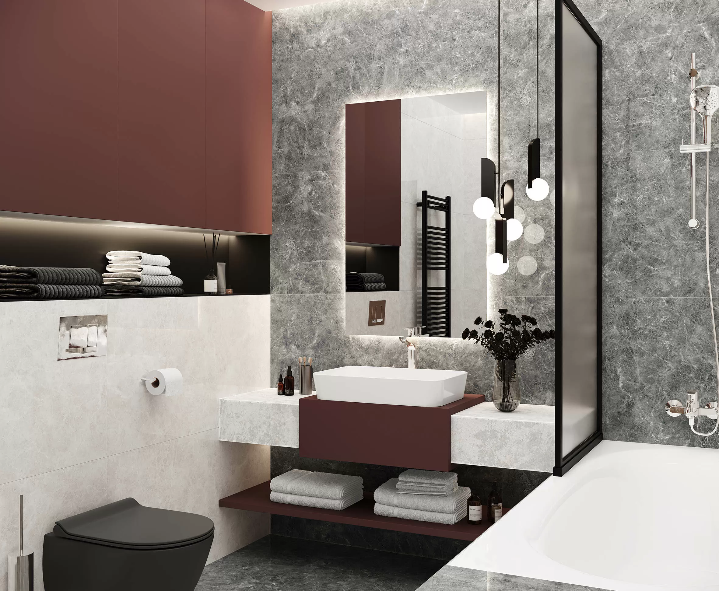 Керамогранит Orlando Gris серый Полированный 60x60
