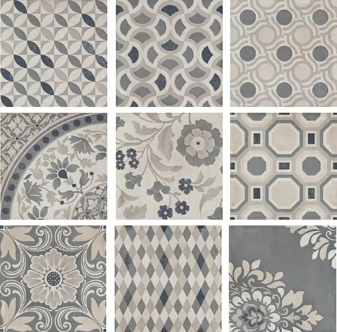 Керамогранит SG914500N Коллиано орнамент беж 30х30