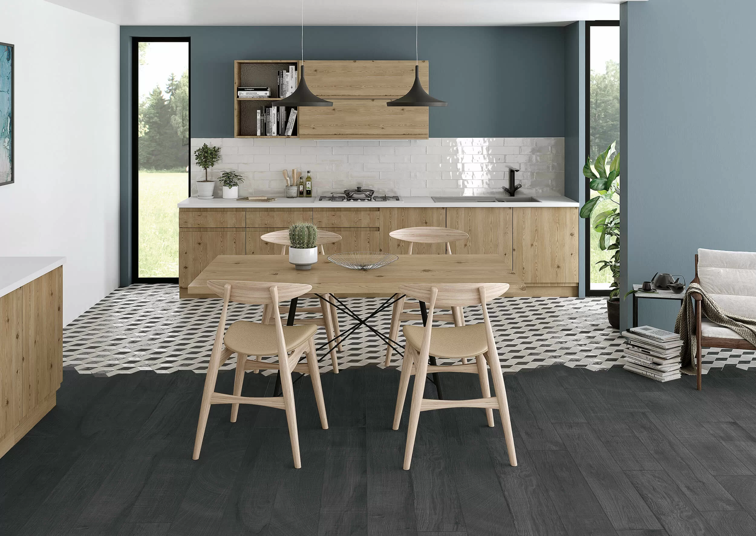 Керамогранит Artwood Chevron Maple R11 120x60