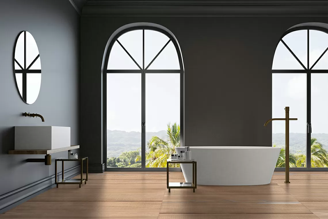 Керамогранит Granite VICTORIA White / Граните ВИКТОРИЯ Белый SR 120х29.5