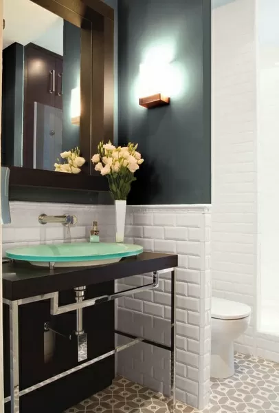 Плитка ADNE5633 Moldura Italiana PB Sea Green 5x20