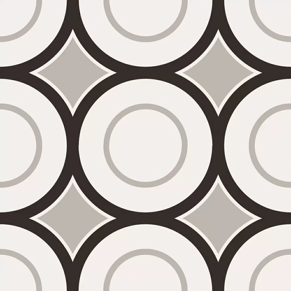 Керамогранит Patchwork black&white Mix 20x20