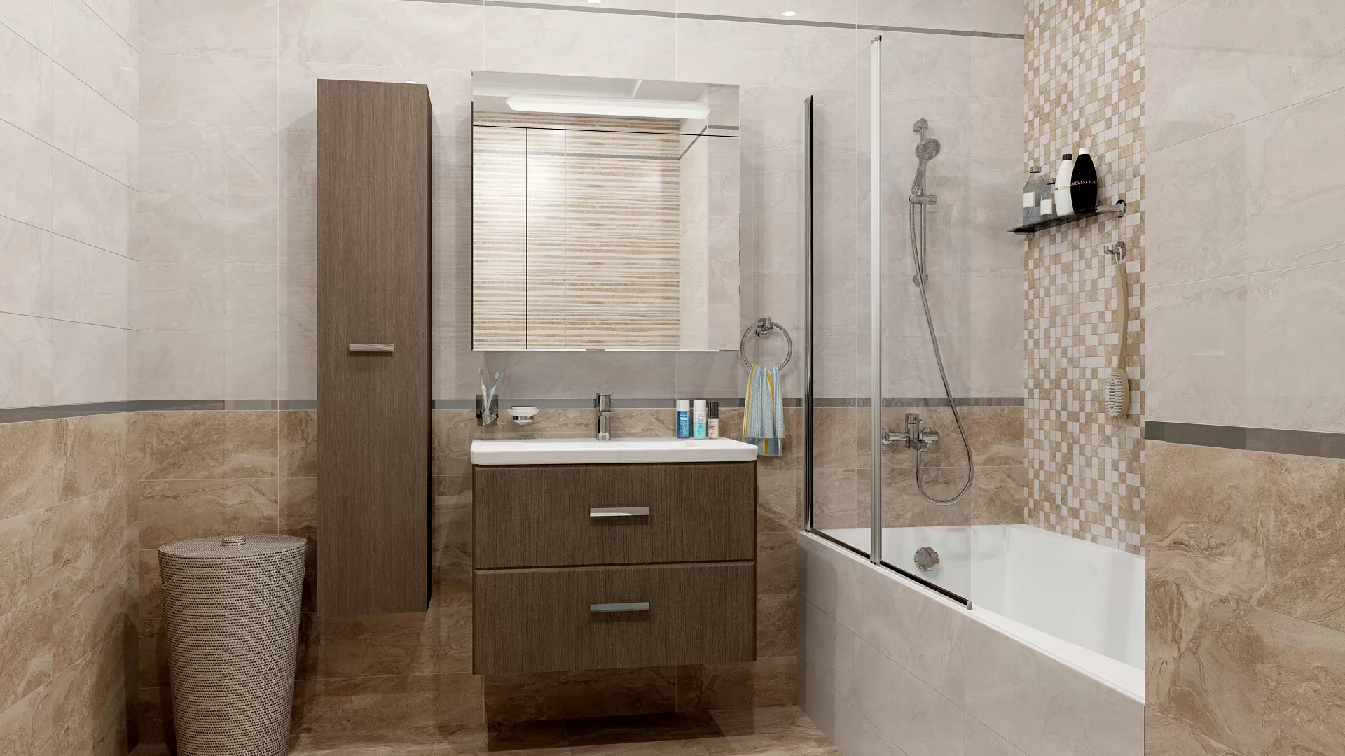 Керамогранит Polaris коричневый 40х40