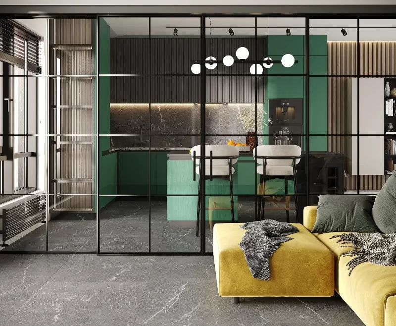 Керамогранит Fabric natural серый 80x80