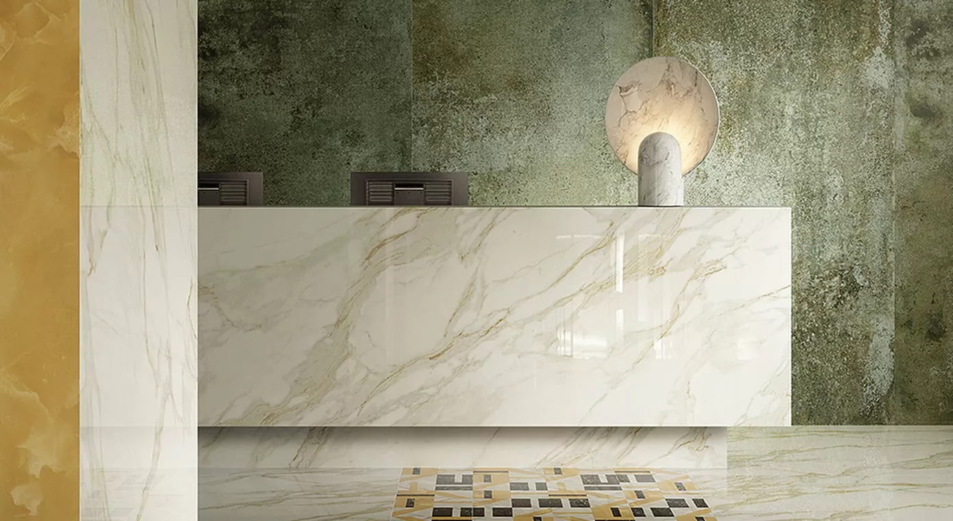 Плитка fQNI Roma Gold Carrara Superiore Brillante 30,5x56