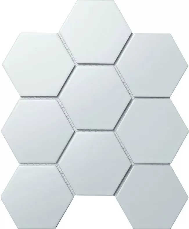 Мозаика Hexagon big White Matt (SBH1005) 25.6х29.5