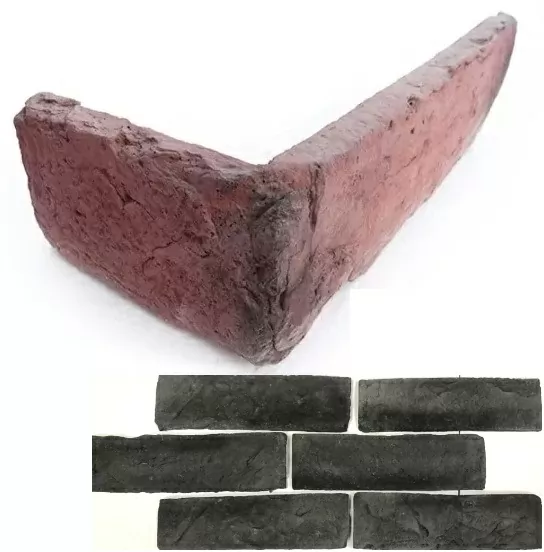 Искусственный камень 1-42-01 Эскориал Угловой элемент 21x6,5х9,6