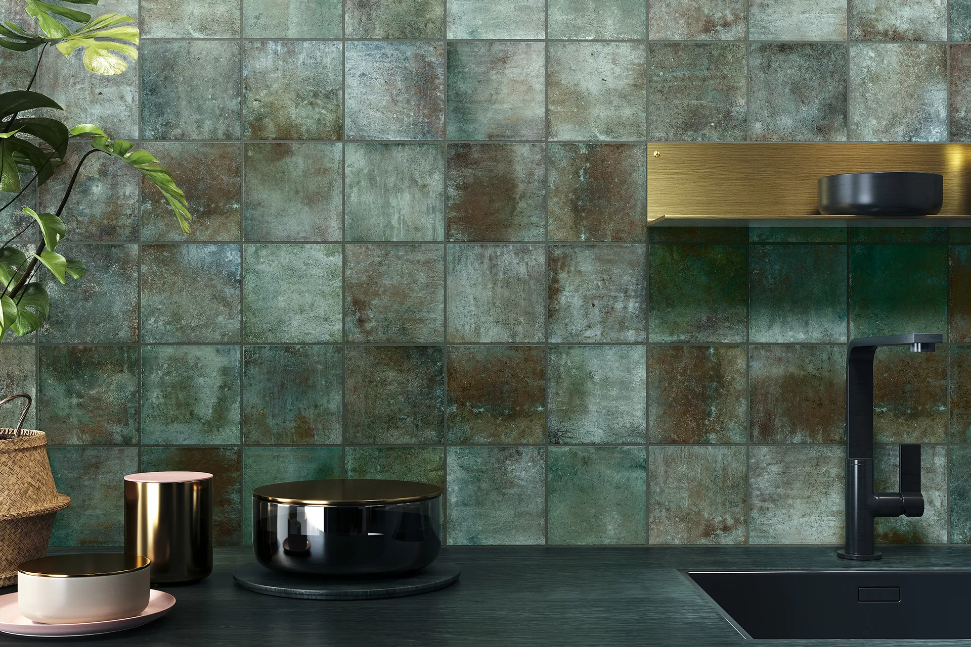 Керамогранит 220973 Tropic Emerald (mix 26 models) 32x36.8