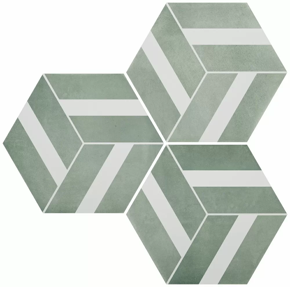 Керамогранит SIX Cementine Bari Aqua 23x27