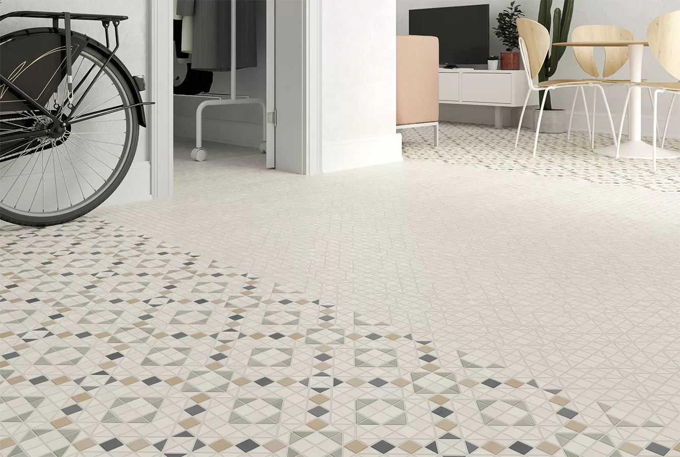 Керамогранит 127401 TESSERAE LIKE BLANC 28x28