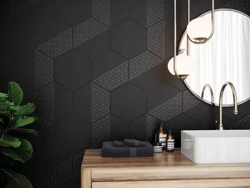 Керамогранит Hexamix OPAL DECO GREY 28,5x33
