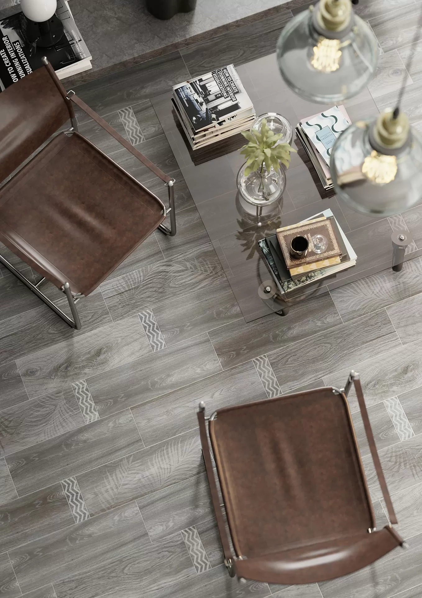 Керамогранит 6202-0003 Бордюр Шэдоу серый 7,5х20