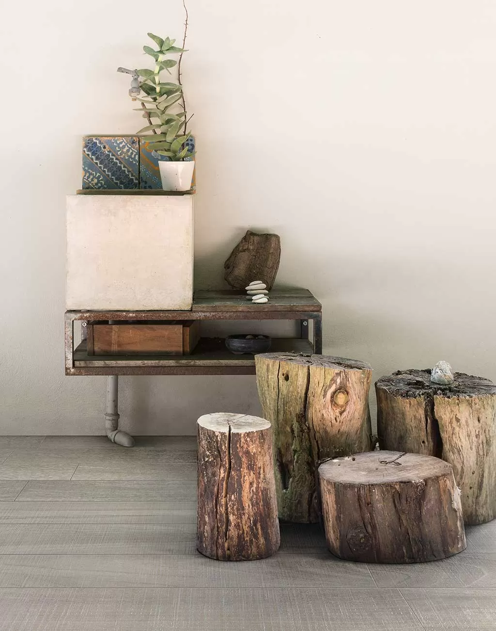 Мозаика 742061 Wooden Gray Modulo Sfalsato Nat 20x60