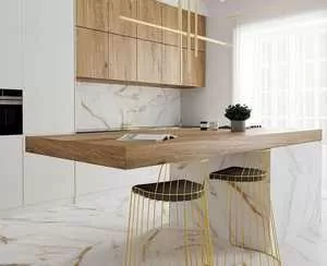Мозаика Mosaico Calacatta Gold 30x30