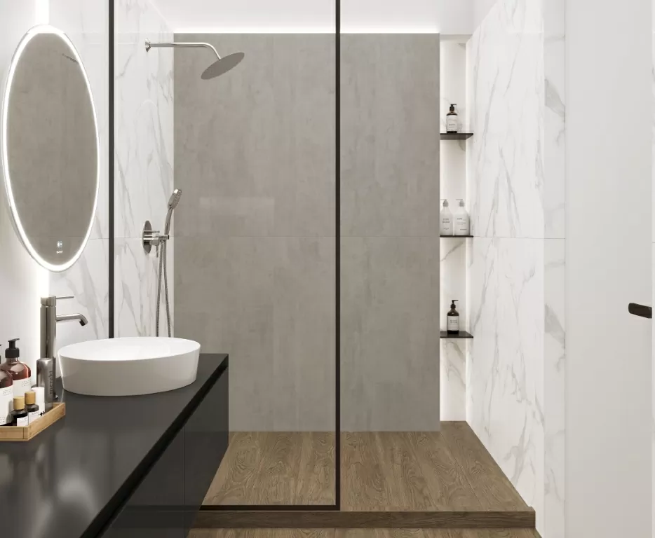 Керамогранит K948165LPR01LPER Brilliance белый лаппатированный 59,7х119,7