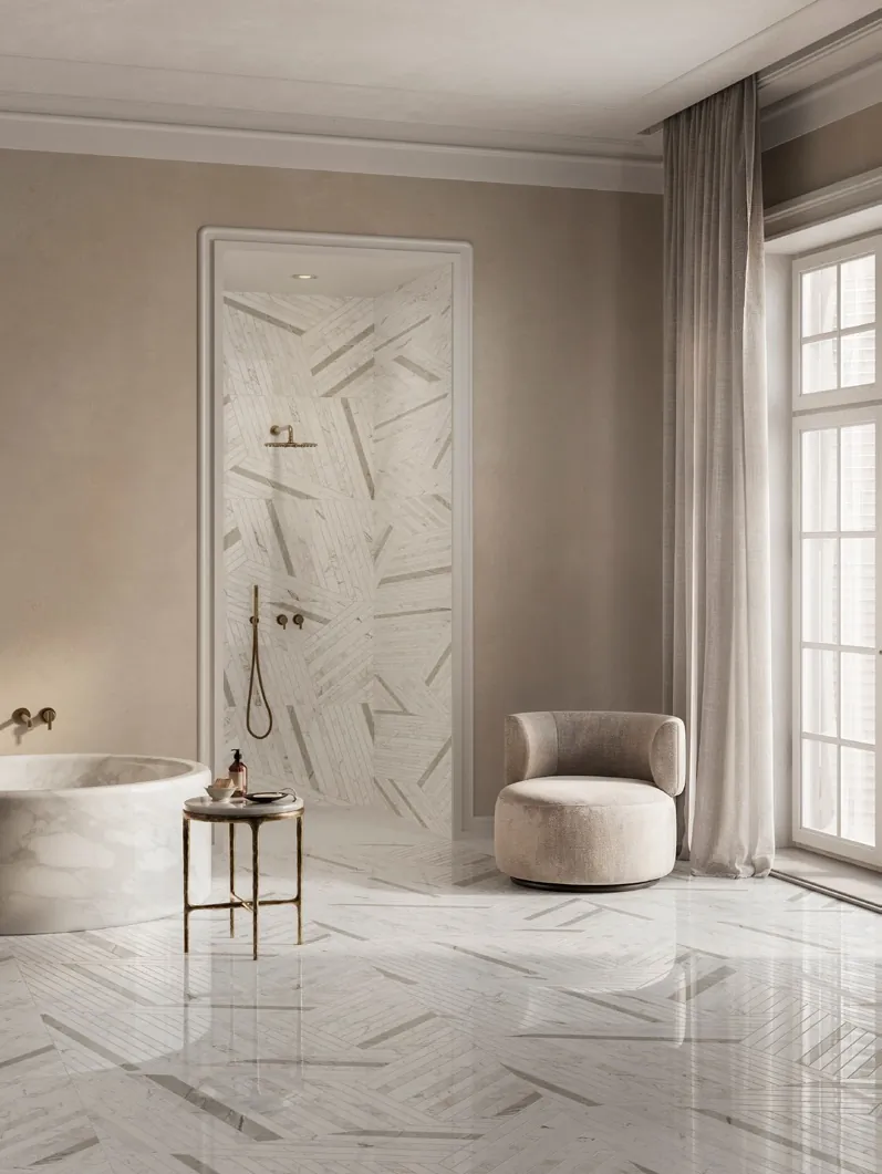 Керамогранит A2INT00201T Intarsi Civita 3D Satin Ret 60x120