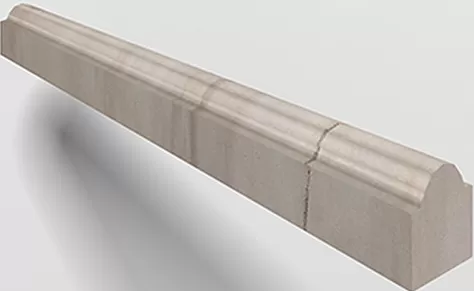 Керамогранит PJG-YXXT006-AEBS 06 Molding Diana White 120x2.5