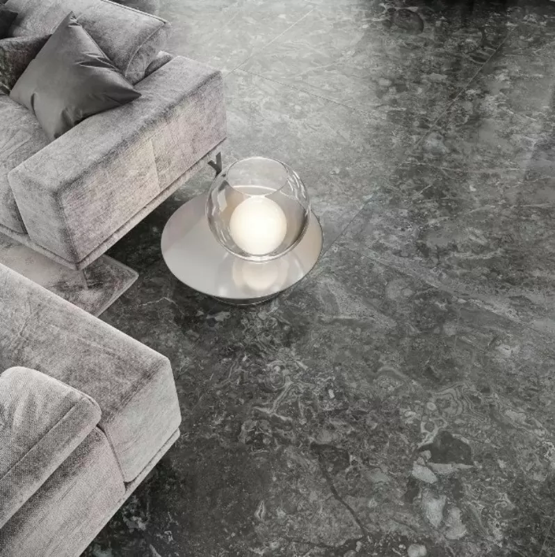 Керамогранит SG593422R Риальто Нобиле зелёный тёмный лаппатированный обрезной 119,5x238,5x0,9