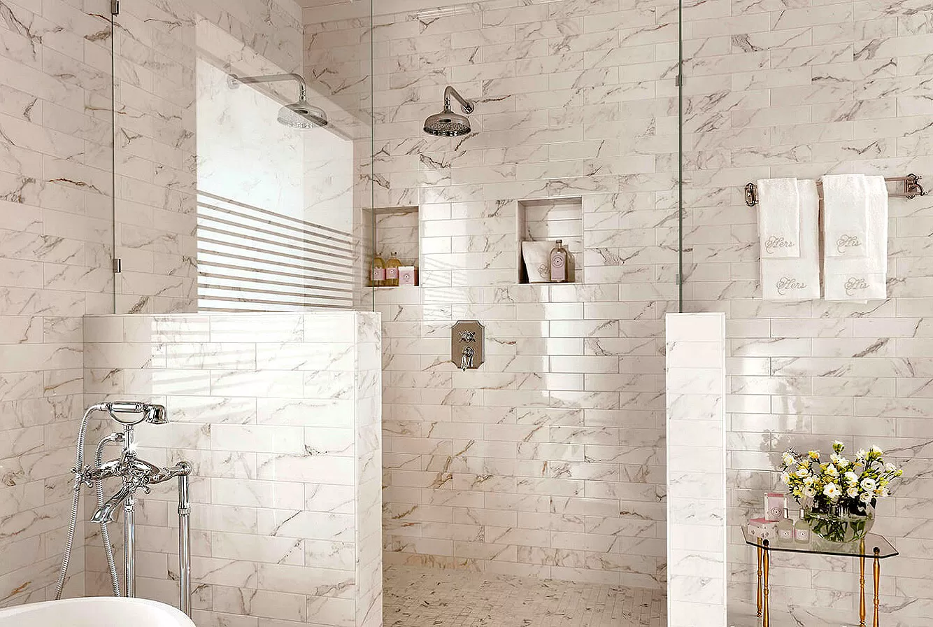 Плитка AZDA Brick White Bevel 8x31.5