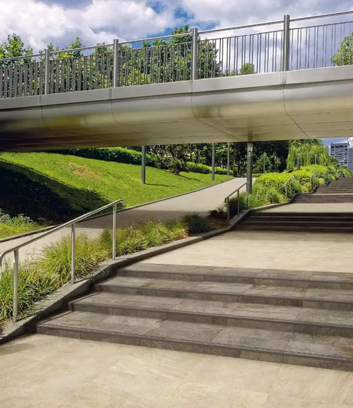 Керамогранит 620090001198 Materia X2 Titanium Bordo Svasato Round 30x120