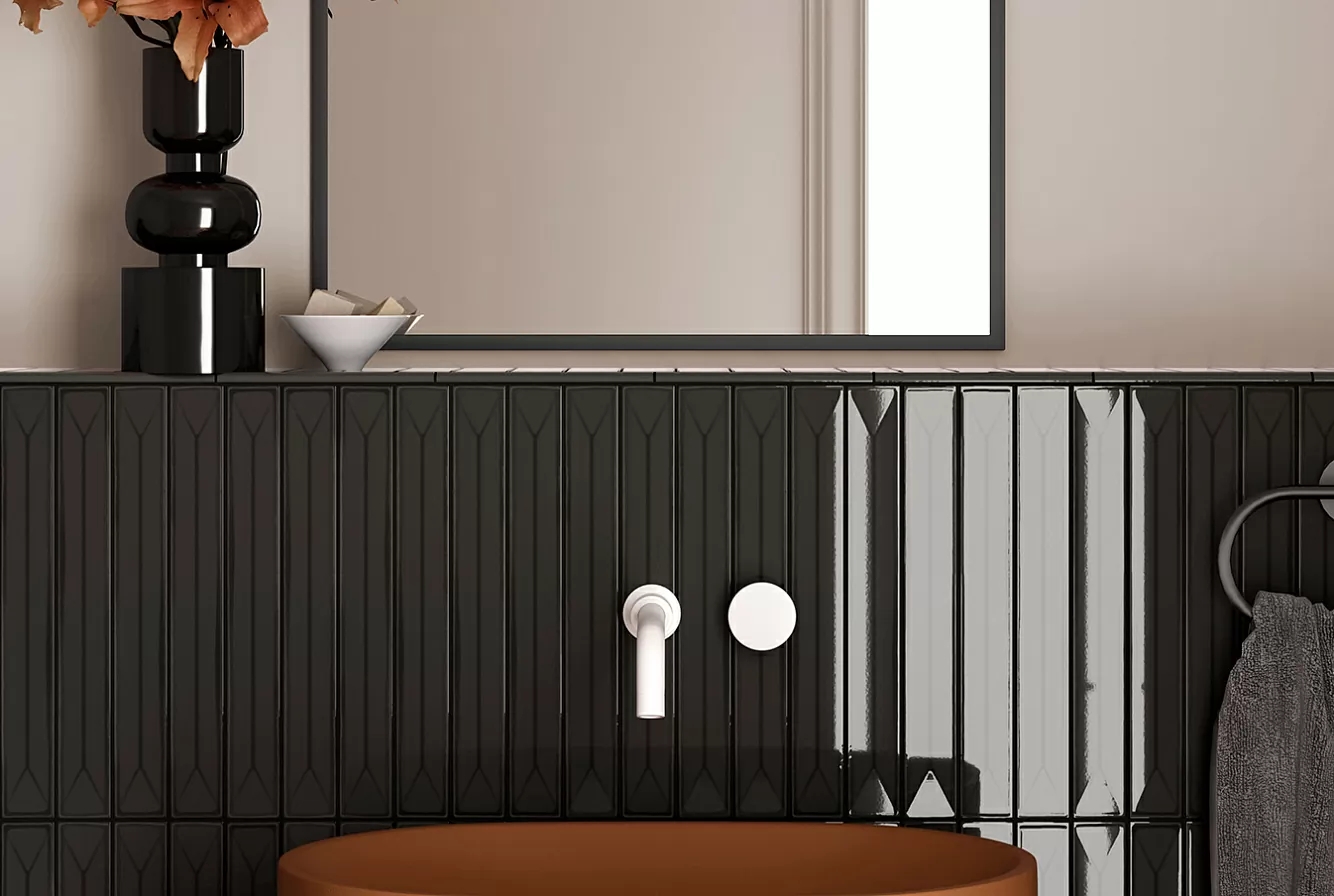 Плитка 31154 Vitral Axis Light Grey 5x40