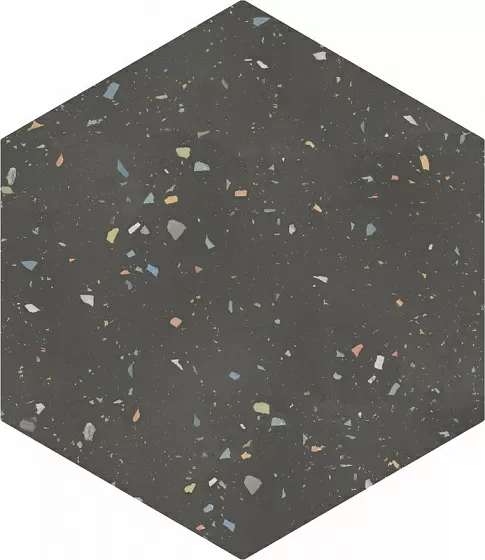 Керамогранит 123386 Terrazzo Graphite Colours 32x36.8