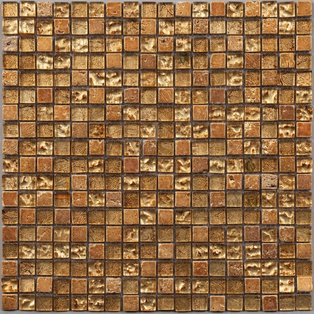 Мозаика DAO-05 стекло + камень 1,5х1,5 30х30