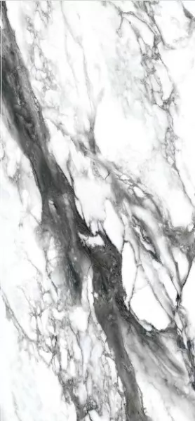 Керамогранит MN066AP261206 Painting White Polished 6mm 120x260