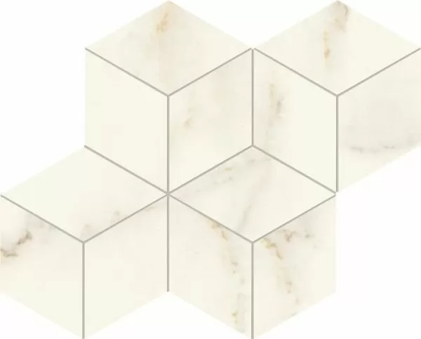 Мозаика AF8L Marvel Calacatta Apuano Mosaico Esagono Silk 30x35