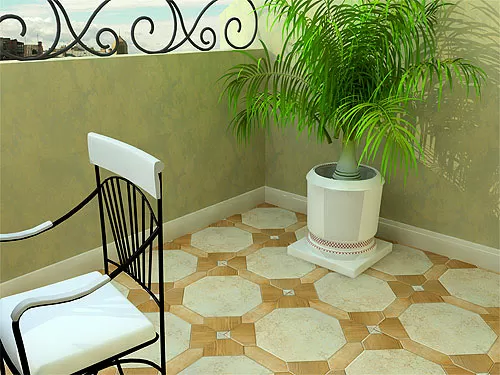 Керамогранит RODAPIE CASTILLA CREMA 8х31,6