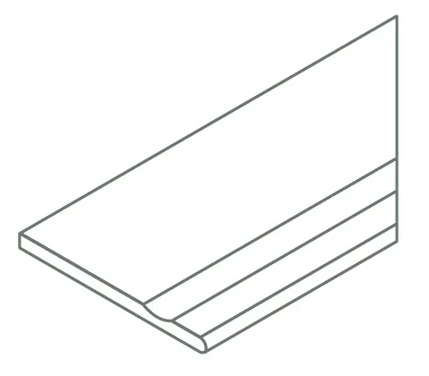 Керамогранит 620090001155 Avantgarde X2 Pure Bordo Svasato Round DX 30x120