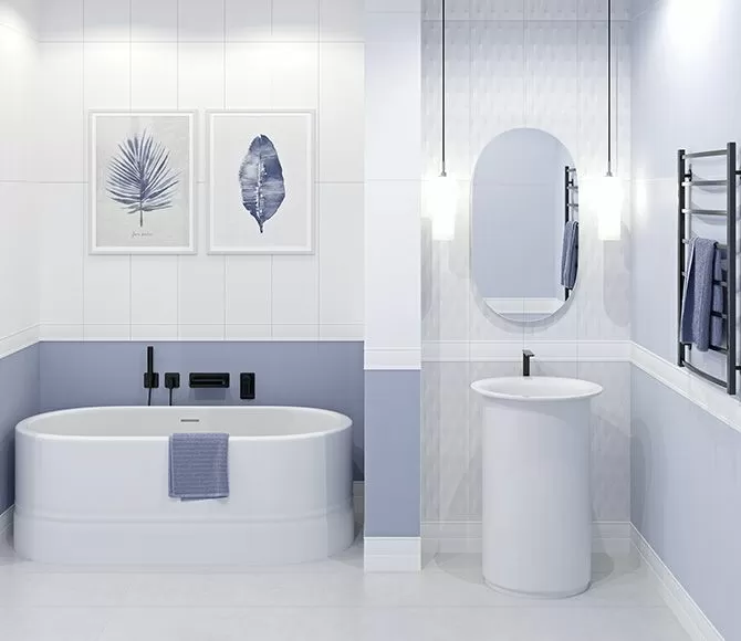 Плитка TYU453 Trendy арт многоцветный 25х75