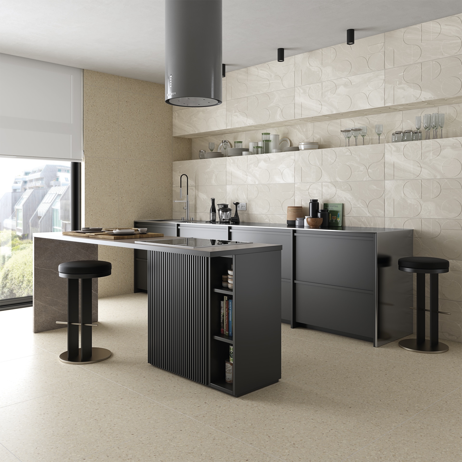 Керамогранит 40RP Niza-R Rojizo Antideslizante R10 80x80
