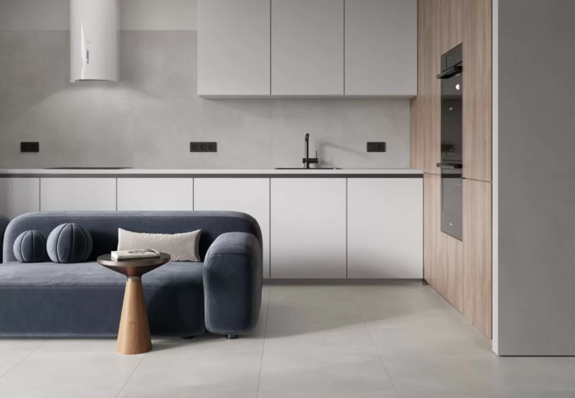 Керамогранит Concrete Courage Grey Серый Матовый 60х120