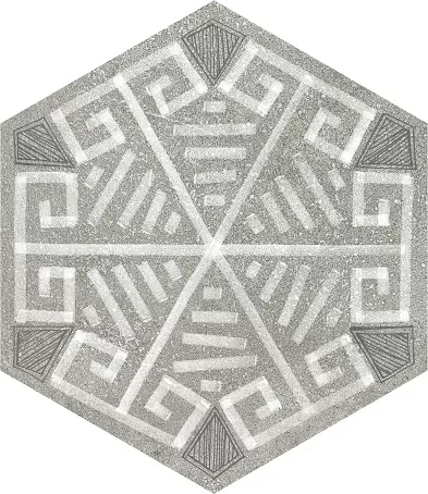 Керамогранит Hexagono Igneus Cemento Mix 23x26,6