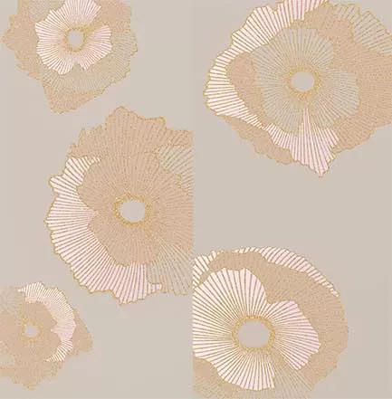 Плитка 06-01-1-36-03-13-2434-0 Панно Mono Golden flowers 60х60