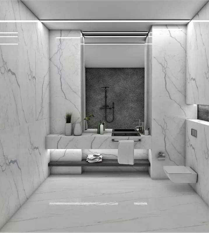 Керамогранит 5319 Statuario Glacier Polished 60*120