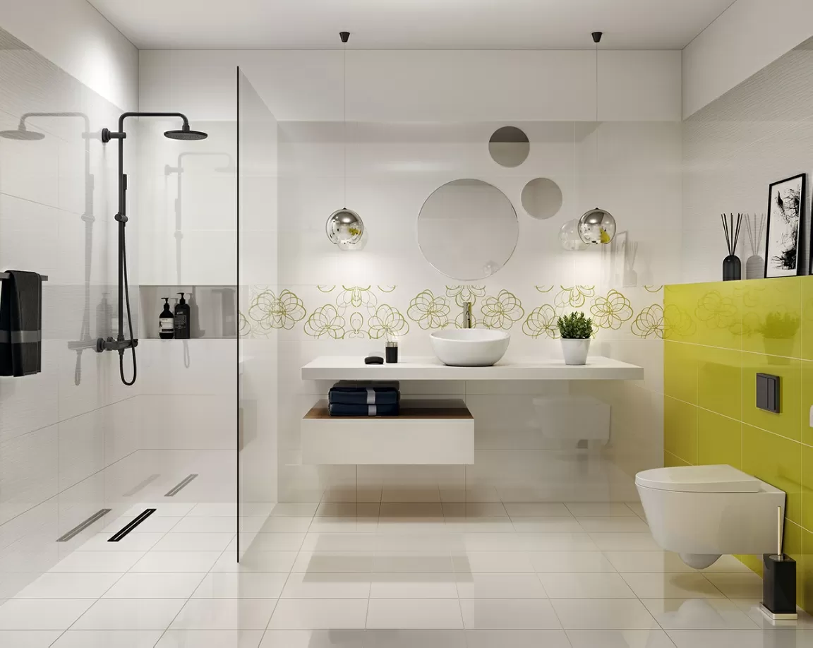 Плитка Uniwersalna Listwa Szklana Arancione 2,3х60