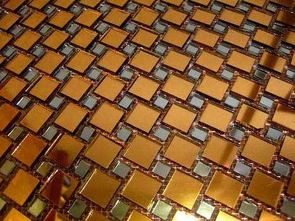 Мозаика DS20-2 Мозаика зеркальная на сетке (2x2+1x1) 30.9x30.9
