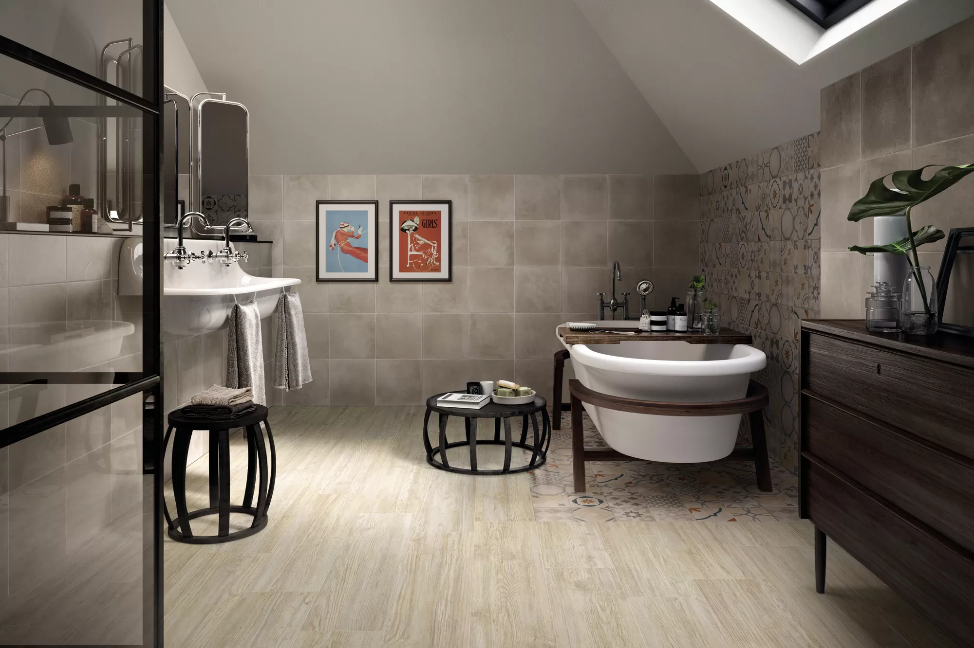 Керамогранит 610015000229 Timeless Silver Lapp Rett 22,5x90