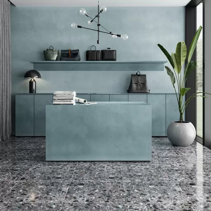 Керамогранит K-331/MR Terrazzo Light Grey 300x600x9