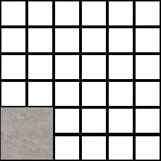 Мозаика K9519238R001VTE0 Quarstone Мозаика Серый 7Рек R10B 5X5 30x30