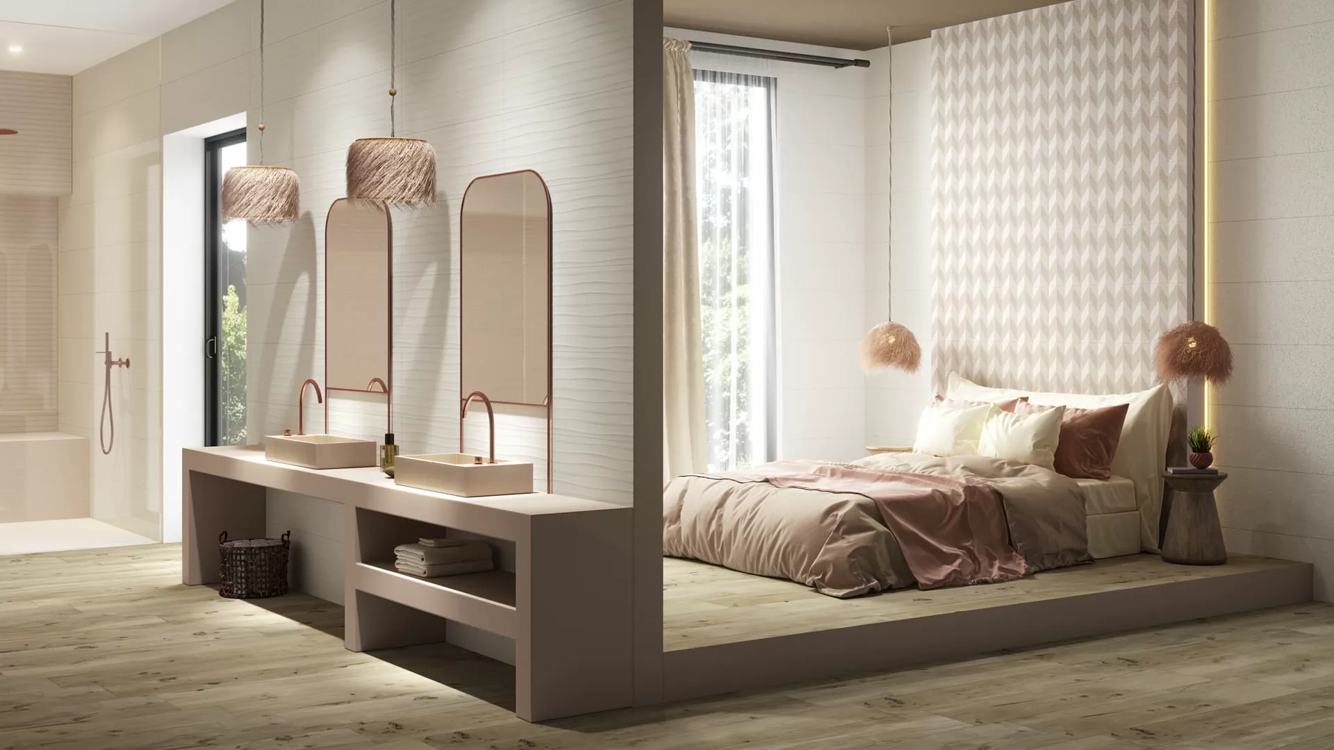 Плитка Sense R90 Sky White 30х90