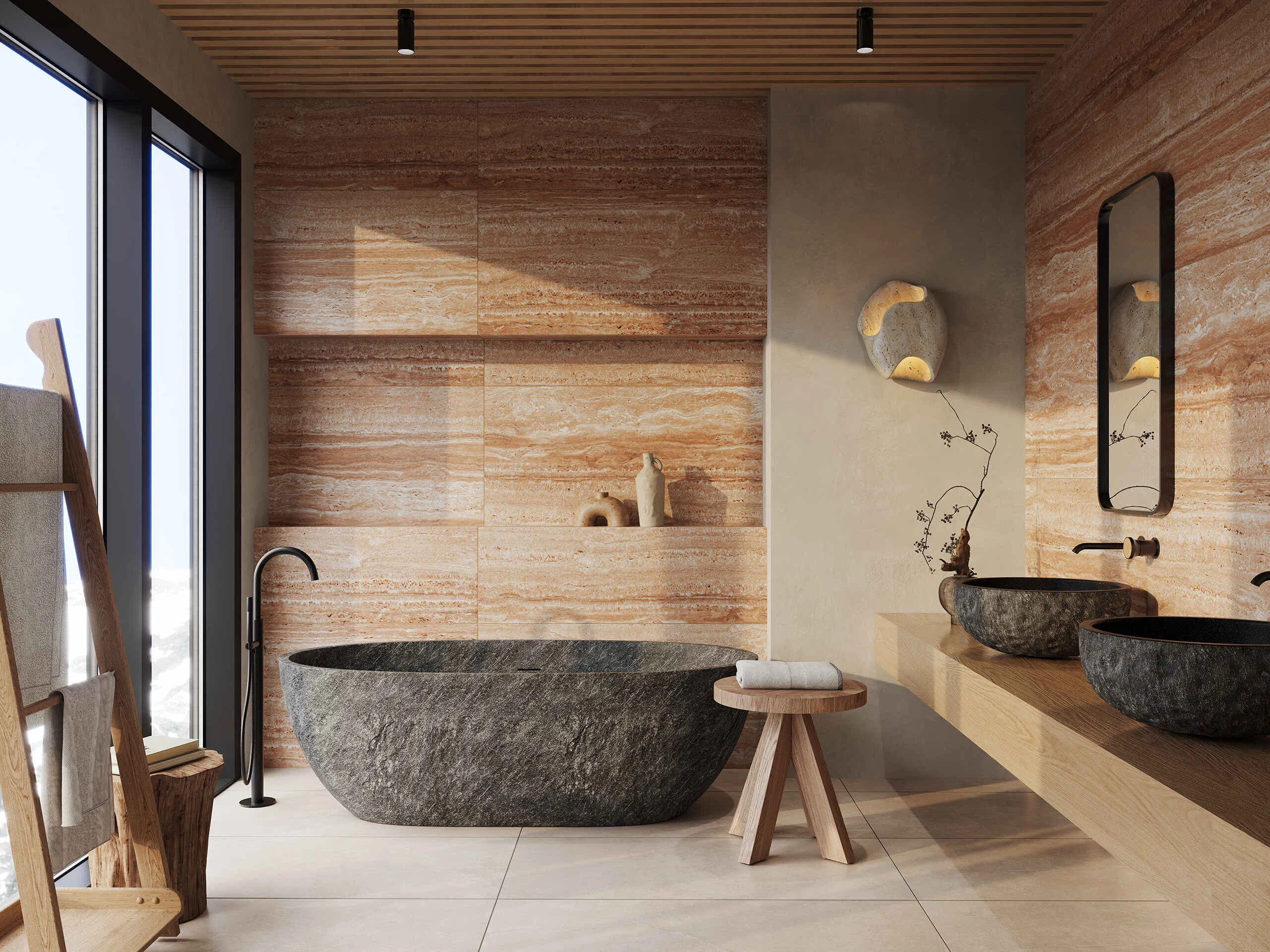 Керамогранит Плинтус TL02 Tolanto Beige Неполированный 7x60