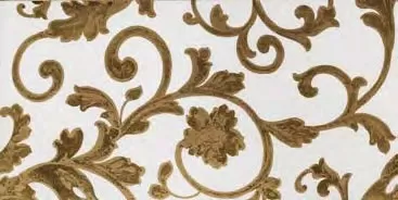 Керамогранит 262692 PANNELLO BAROCCO BIANCO/ORO MIX 39x78
