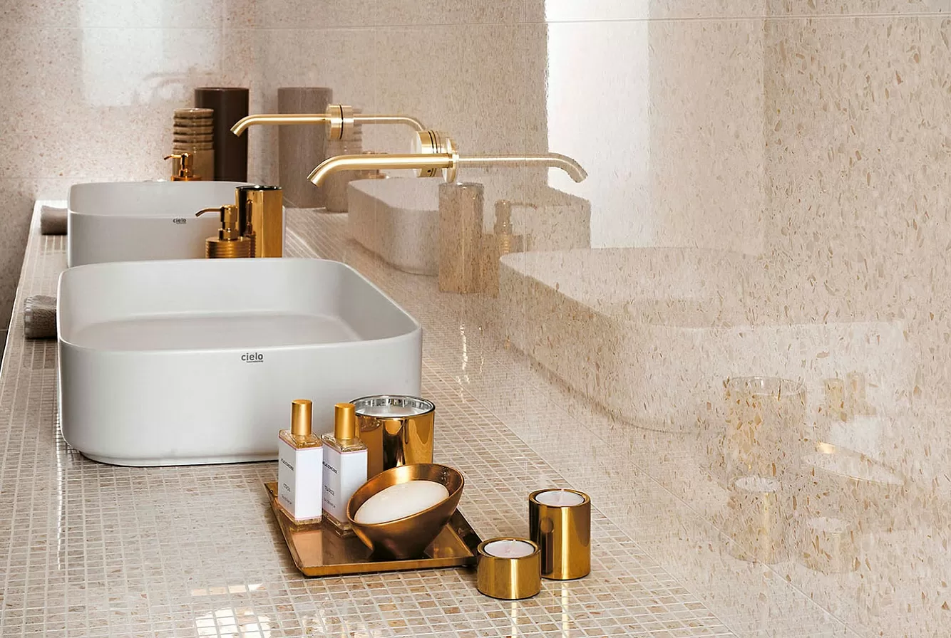 Керамогранит ATW4 Marvel Terrazzo Pearl 60x60