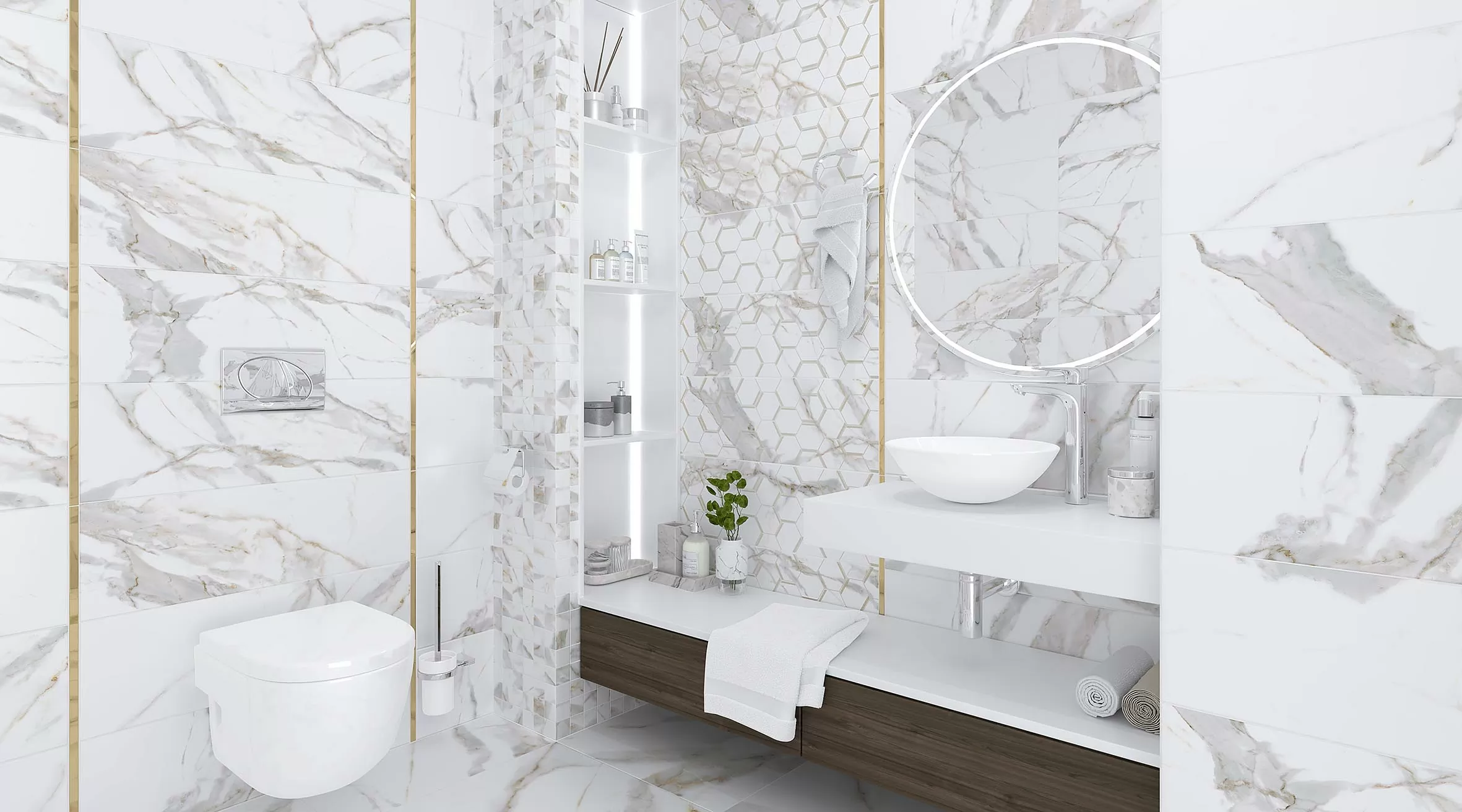 Керамогранит AD 0070 Adelaida белый 60х60